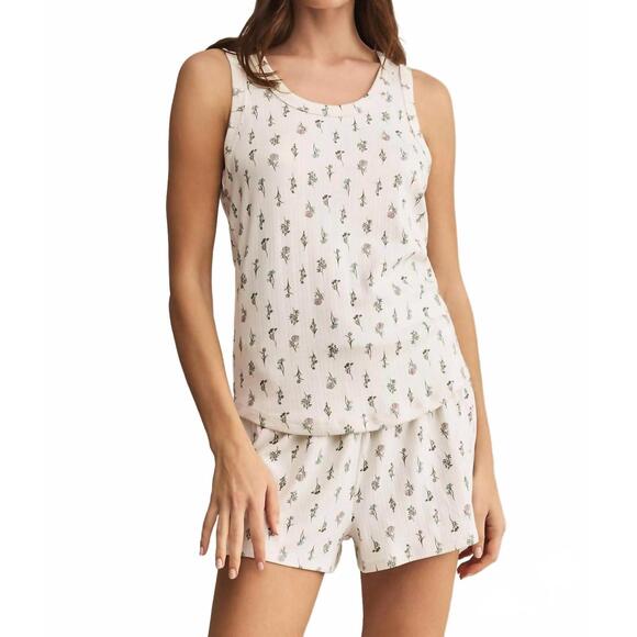 Z SUPPLY Tops - NEW Z SUPPLY emily floral tank top in white